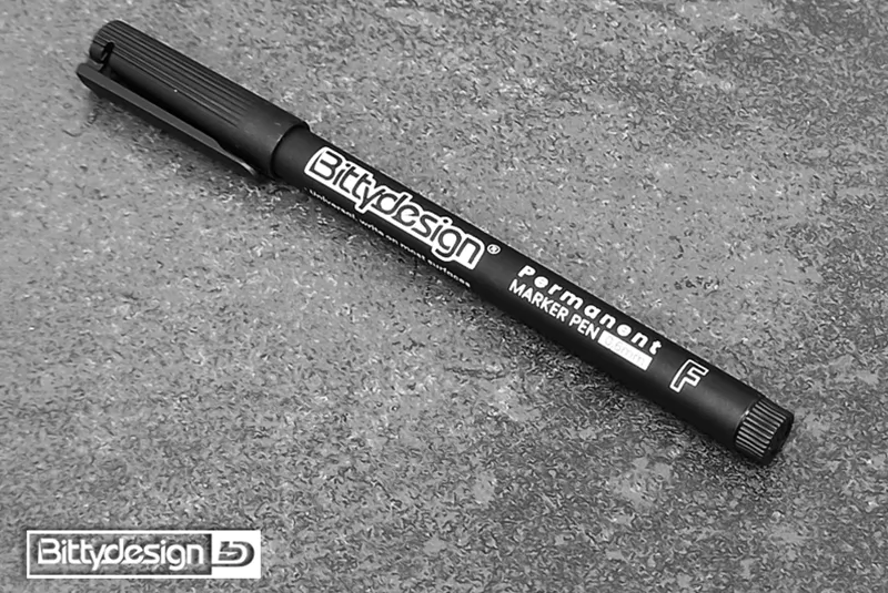 BittyDesign Marker Pen Permanent for RC Bodies and most Surfaces