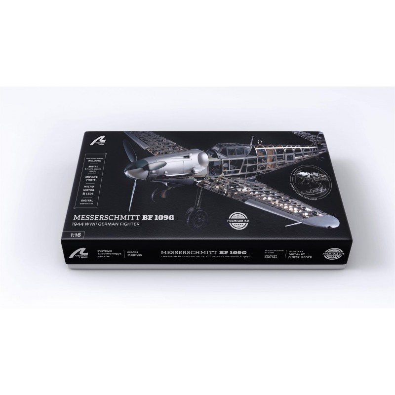Artesania Latina Metal & Plastic Model: Messerschmitt Bf109G Aircraft 1/16