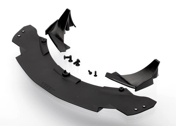 Traxxas Splitter extension / canards, left and right / 4x12mm CCS (4)/ 3x10mm CCS (2)