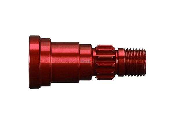 Traxxas Stub axle, aluminum, (red-anodized) (1) (for use only with #7750X or 7896 driveshaft)