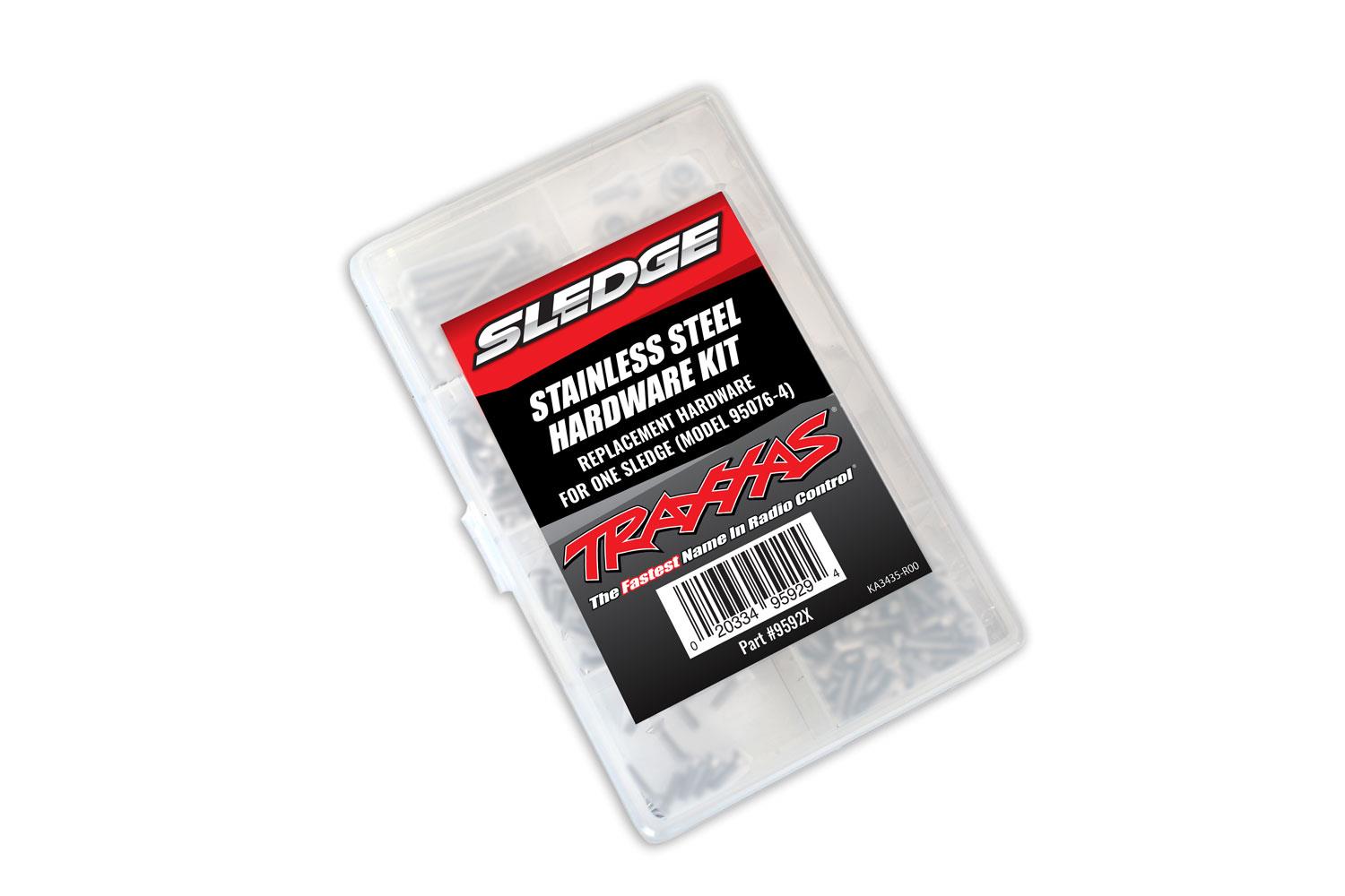 Traxxas Hardware kit, stainless steel, Sledge® (contains all hardware used on Sledge)