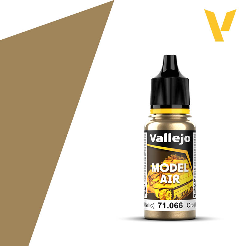 71066 Vallejo Gold Metallic Model Air 18ml