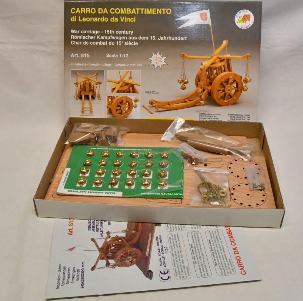 Mantua Model Carro Da Combattimento di Leonardo da Vinci 1/12