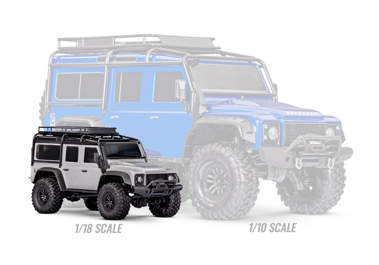 Traxxas TRX-4M Land Rover 4WD Electric Scale and Trail Crawler with TQ 1/18 Black