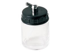 Fengda Glazen Verfbeker met aansluiting voor Airbrush 22ml