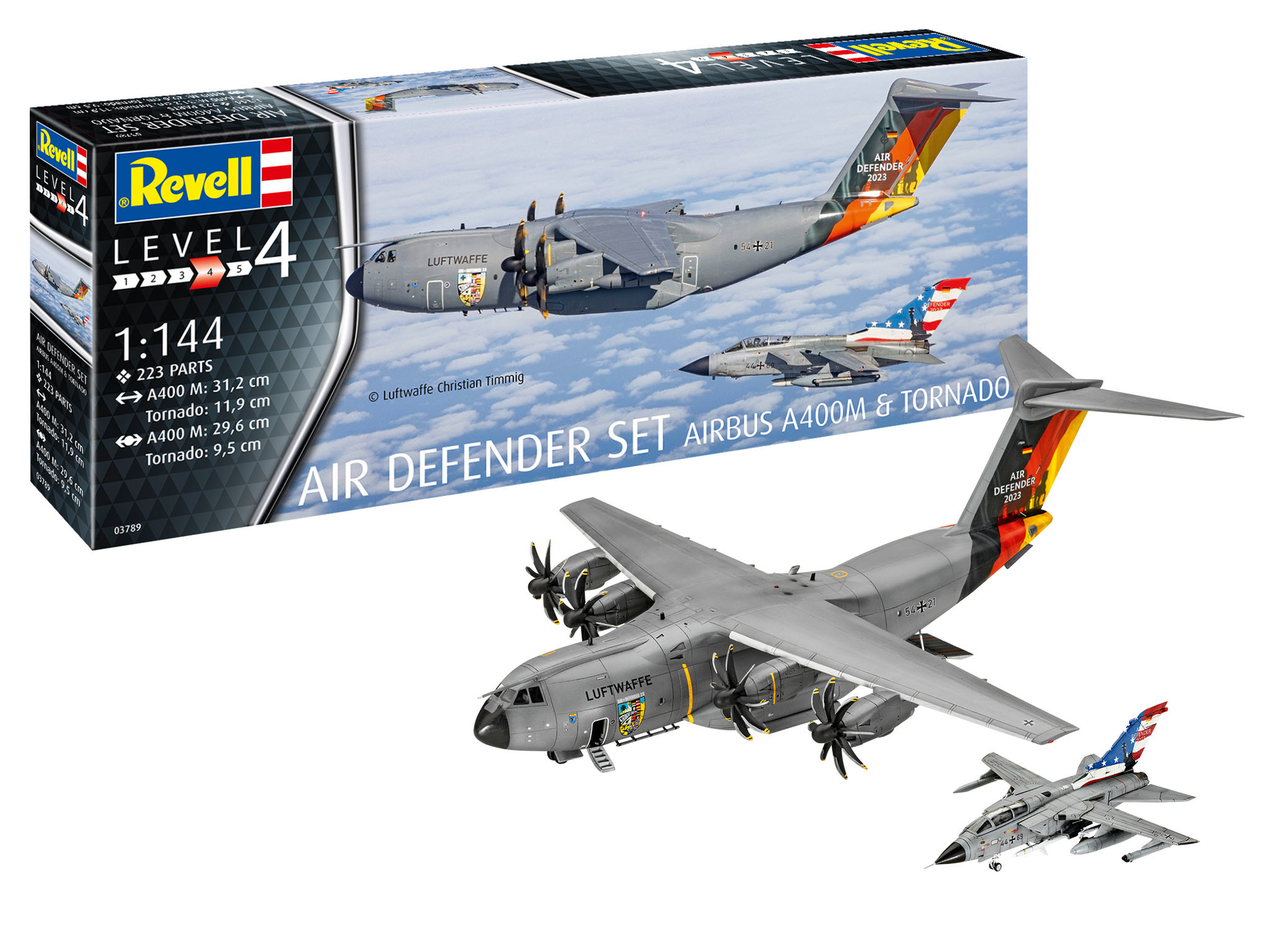 Revell Air Defender Airbus A400M & Tornado 1/144