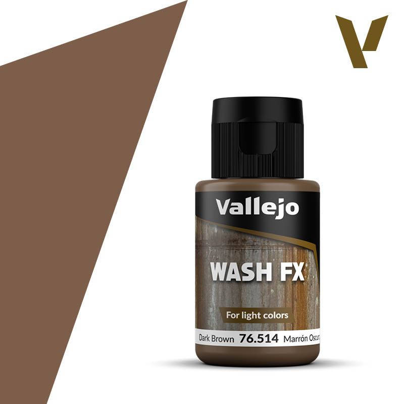Vallejo Model Wash FX Dark Brown 35ml
