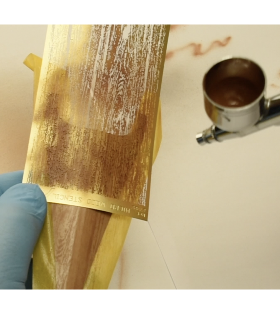 Artesania Latina Microsjabloon voor hout effect simulatie