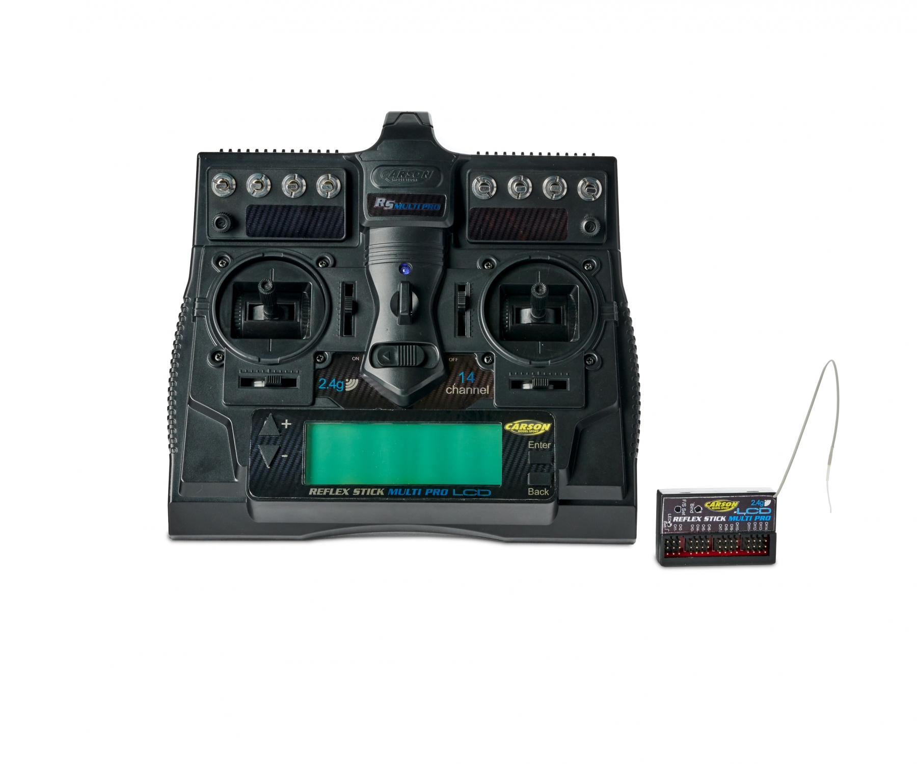 Carson Reflex Stick Multi Pro LCD 14 Kanaals 2.4GHz Zenderset