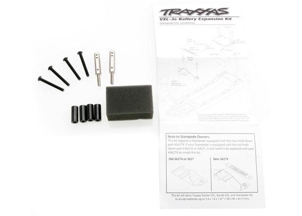Traxxas Battery expansion kit (allows for installation of taller multi-cell battery packs) (Rustler®, Bandit, Stampede®)