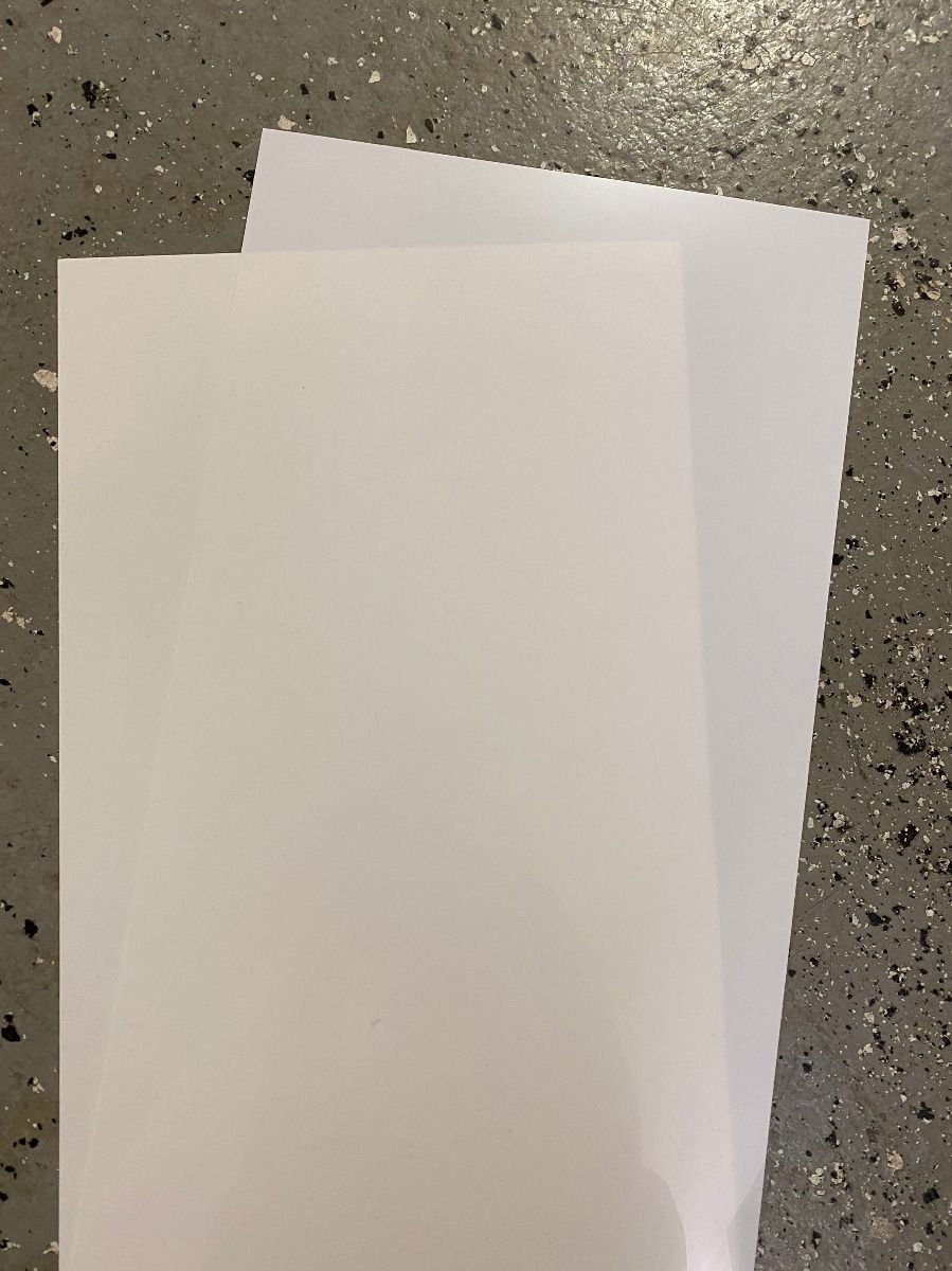 Polystyrol Plaat 1.5x250x500mm