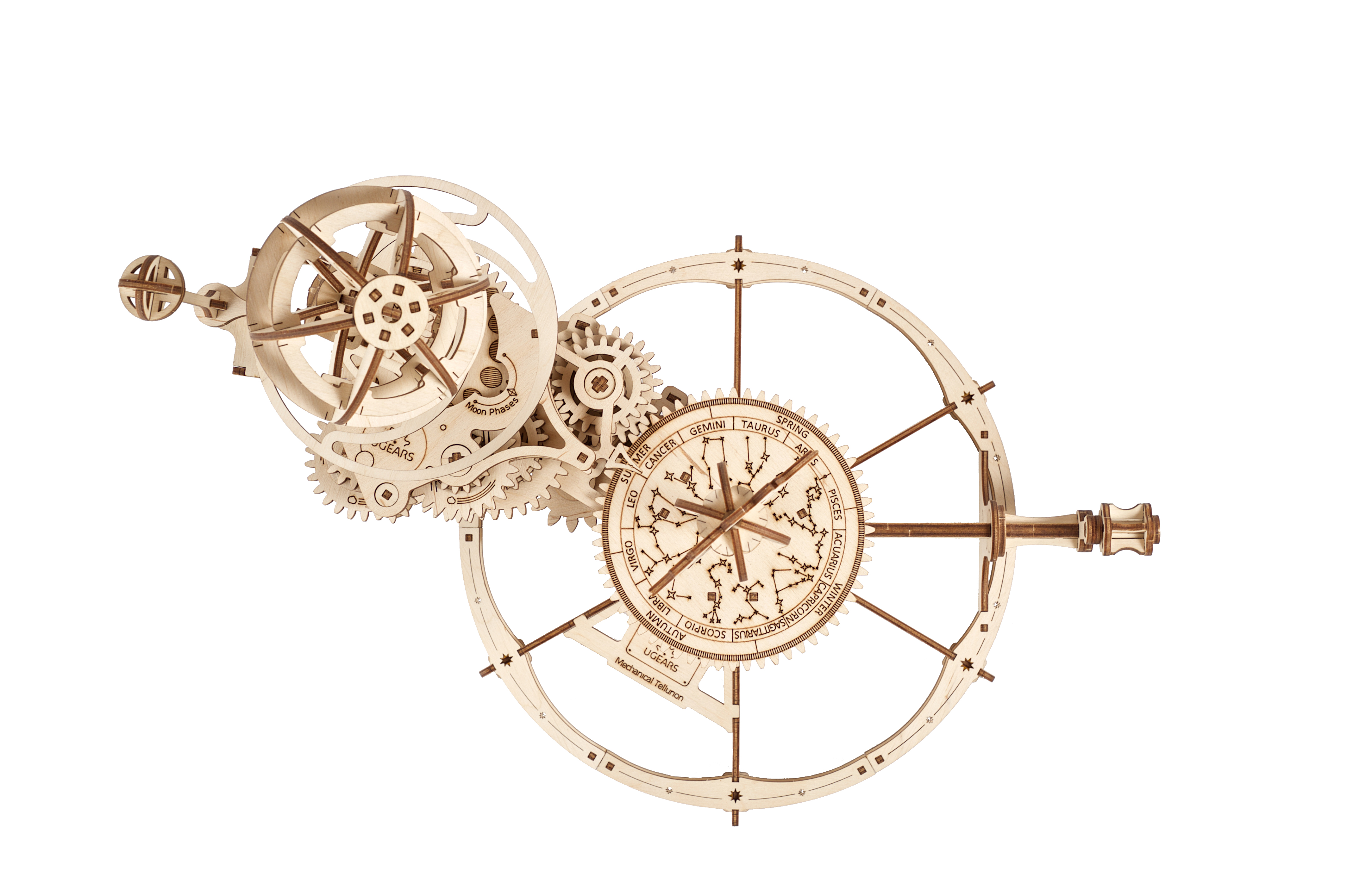 U-Gears Mechanisch Tellurium houten bouwpakket