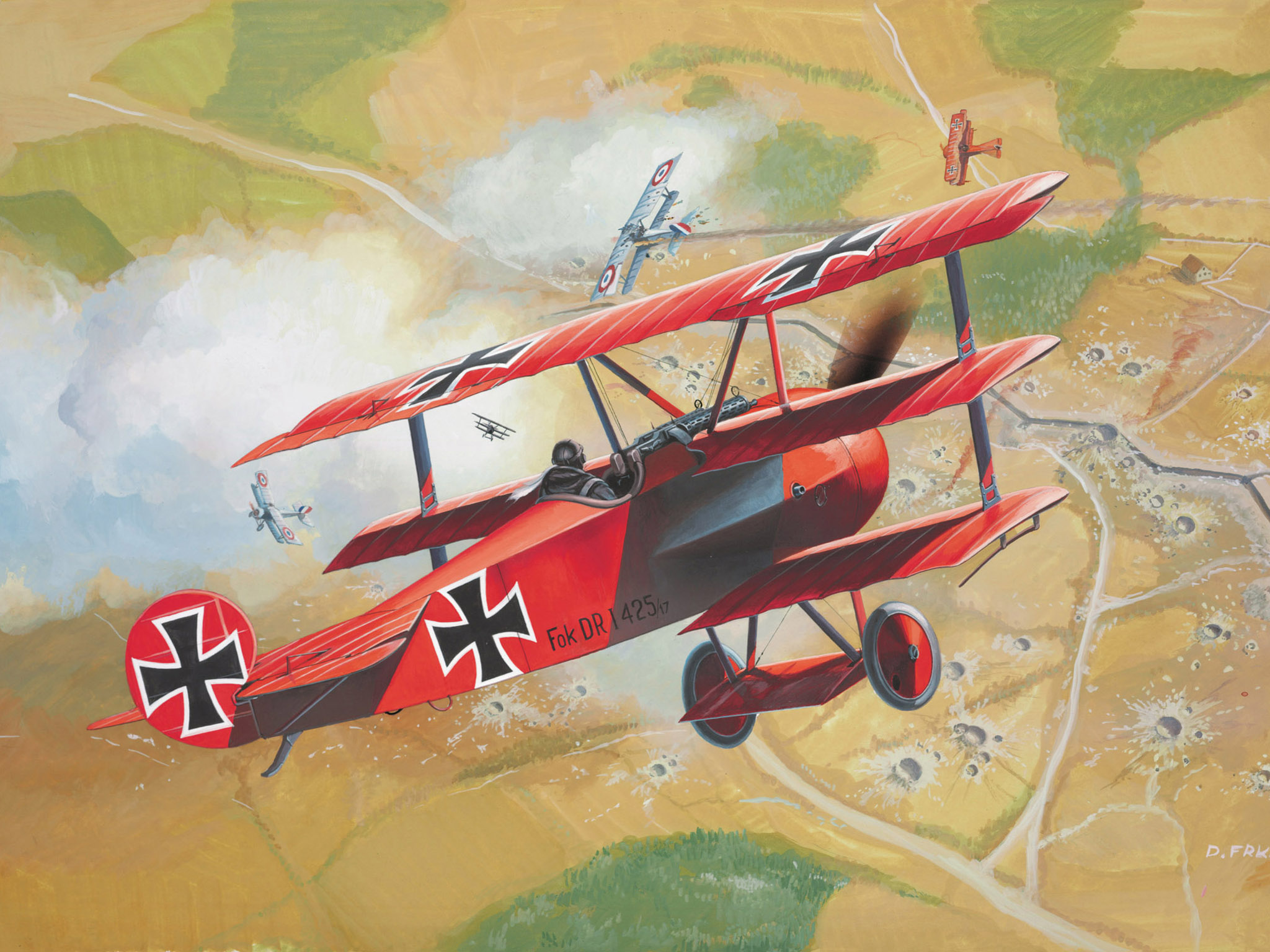 Revell Fokker Dr. I Triplane 1/72