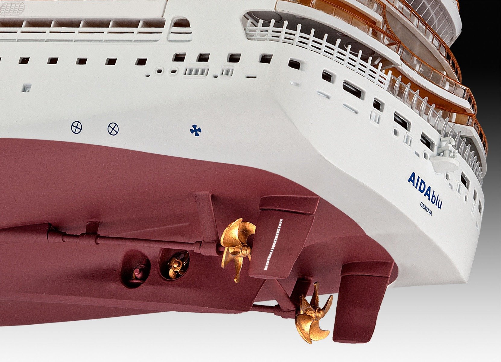 Revell AIDA (blu, sol, mar, stella) Cruise Ship 1/400