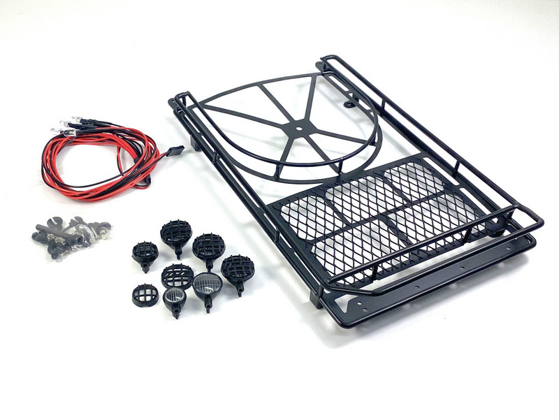 Absima Metalen Imperiaal met Reserveband Bevestiging inclusief LED's 1/10