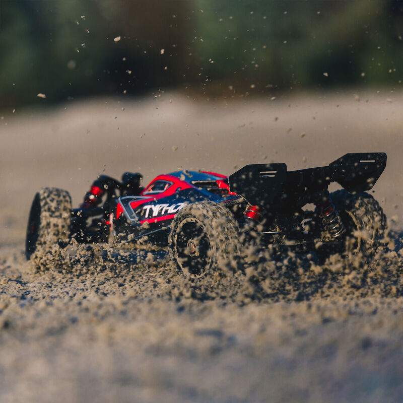 Arrma TYPHON 6S V5 BLX 4WD Brushless Buggy RTR 1/8 Black/Red
