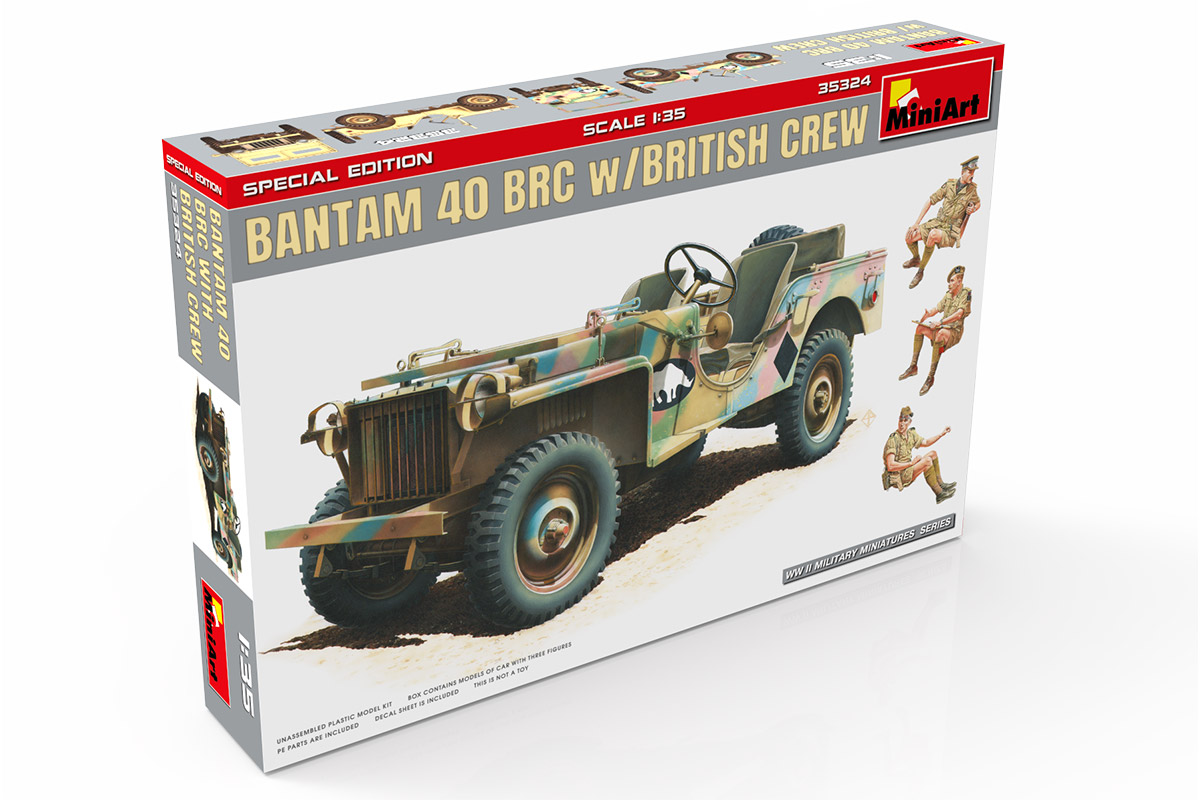 MiniArt Bantam 40 BRC w/British Crew 1/35