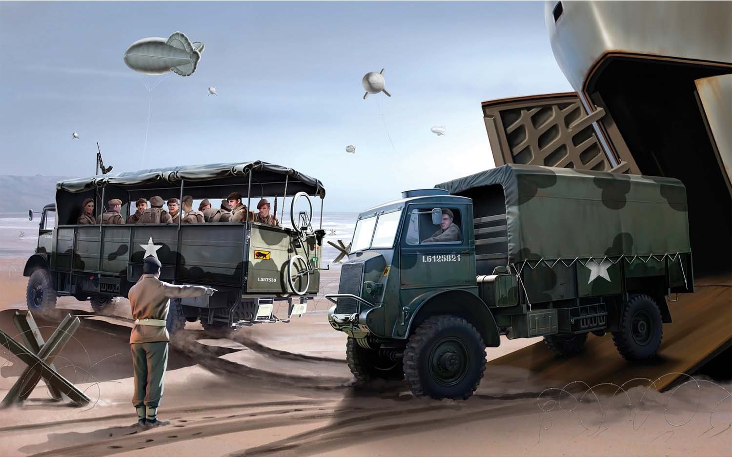 AirFix Bedford QLT And Bedford QLD Trucks 1/76