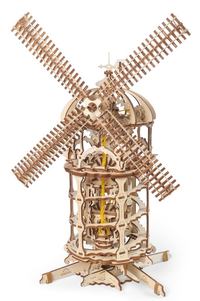U-Gears Tower Windmill / Molen mechanisch houten bouwpakket