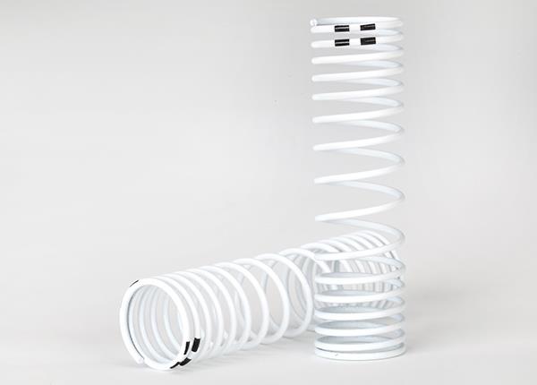 Traxxas Springs rear (white) (progressive rate) (2)