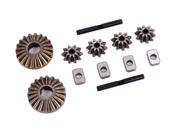 Traxxas Gear set differential (output gears (2)/ spider gears (4)/ spider gear shafts (2)/ spacers (4))