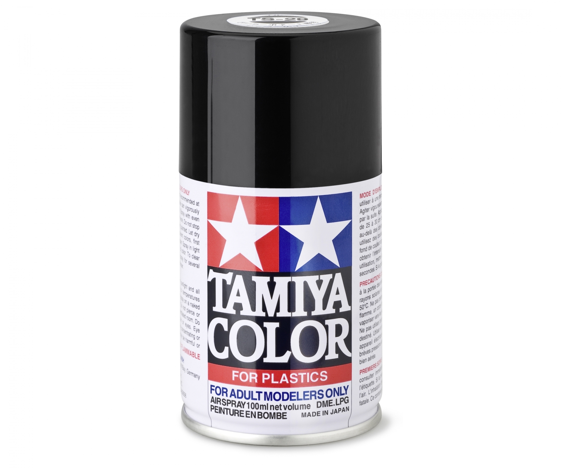 TS29 Spray Semi Gloss Black satin 100ml Tamiya