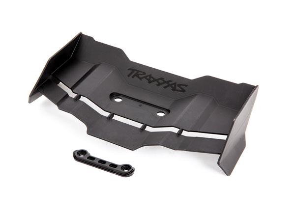 Traxxas Wing/ wing washer for Sledge Black