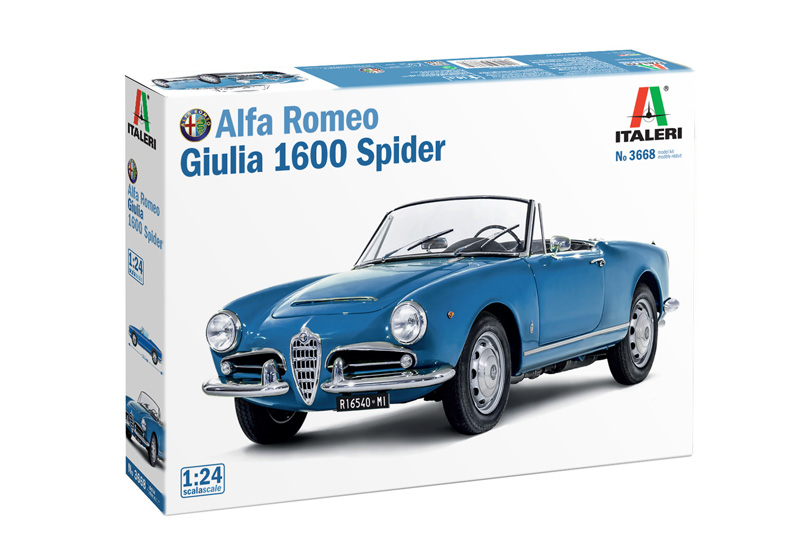 Italeri Alfa Romeo Giulia 1600 Spider 1/24