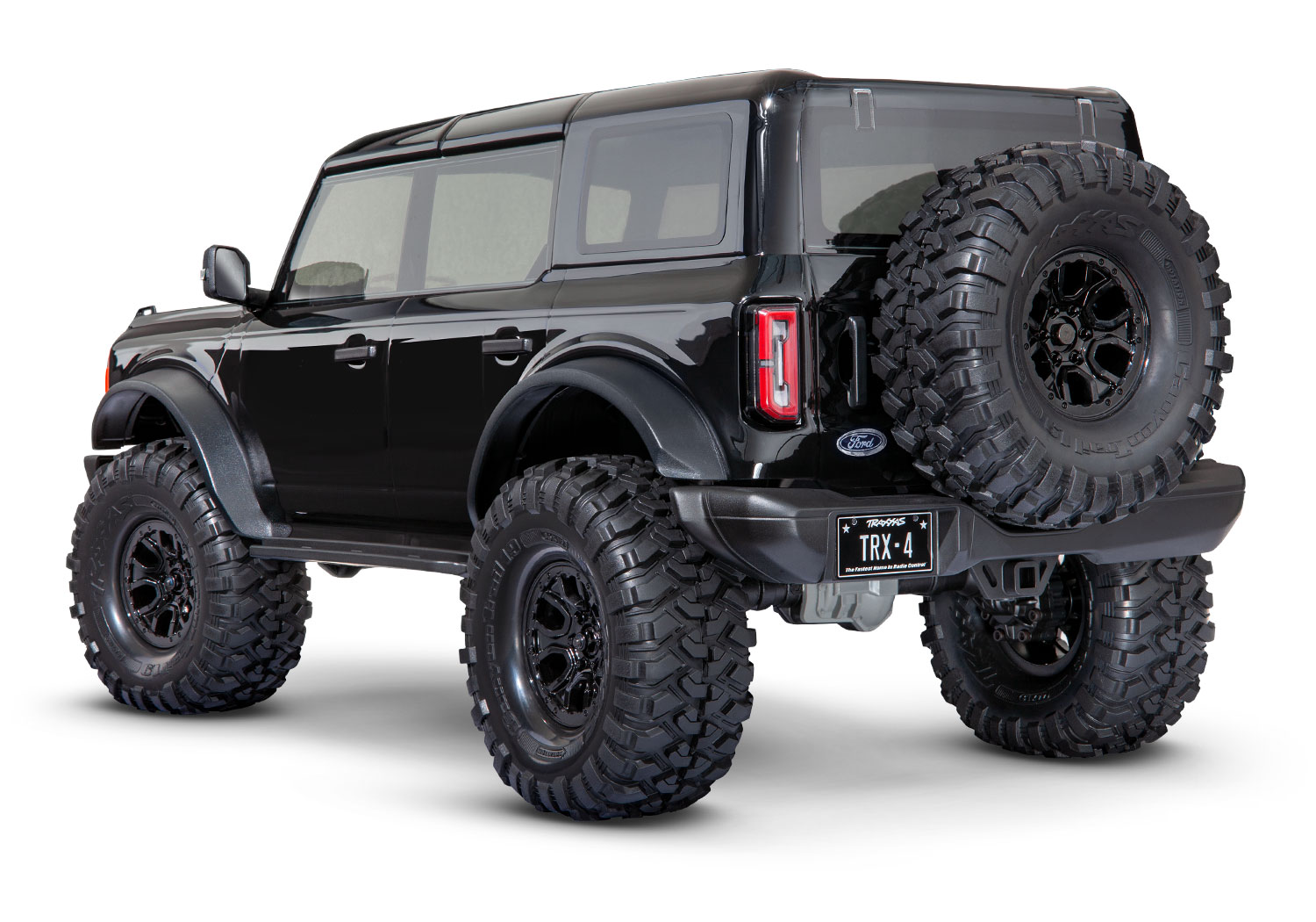 Traxxas 2021 Ford Bronco TRX-4  4WD Scale and Trail Crawler Fully-Assembled 1/10 - Black