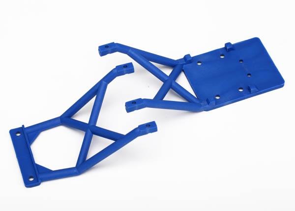 Traxxas Skid plates front & rear (blue)