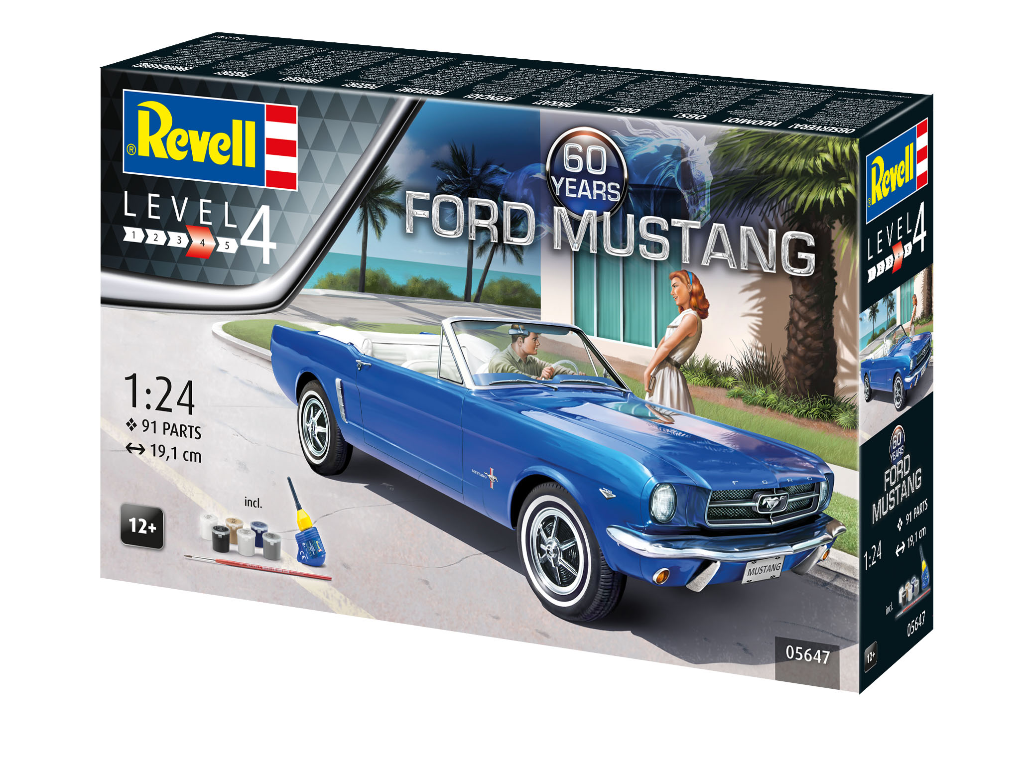 Revell Geschenkset 60th Anniversary of Ford Mustang 1/24
