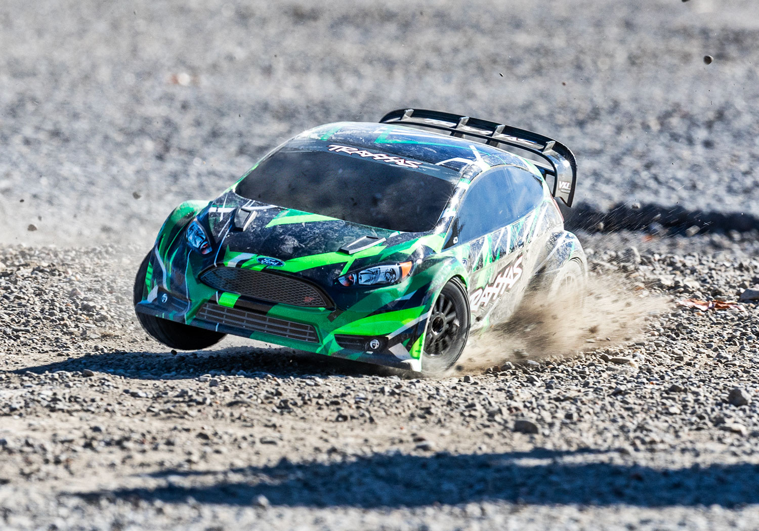 Traxxas Ford Fiesta ST Rally VXL 4x4 TQ 1/10 Scale Brushless Rally Car Green