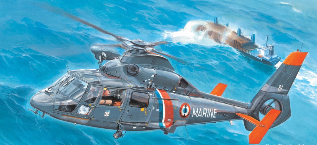 Trumpeter AS365N2 Dolphin 2 Helicopter 1/35