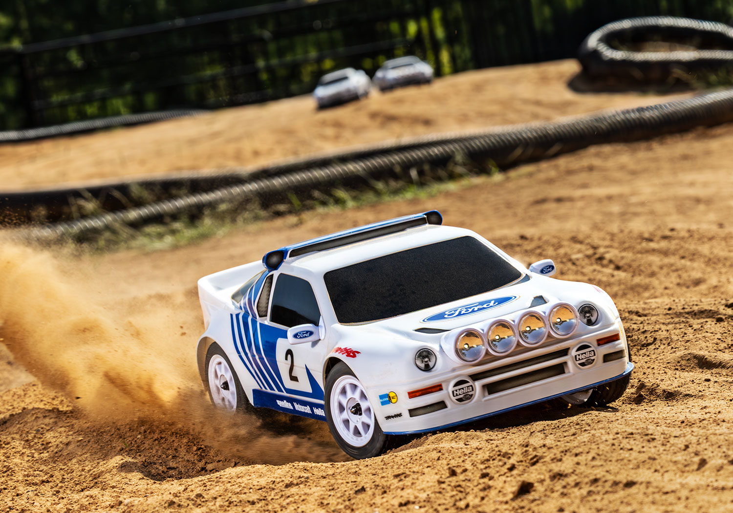Traxxas Mini Rally VXL Ford RS200 incl battery and charger White 1/12