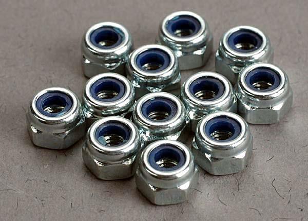 Traxxas Nuts 3mm nylon locking (12)