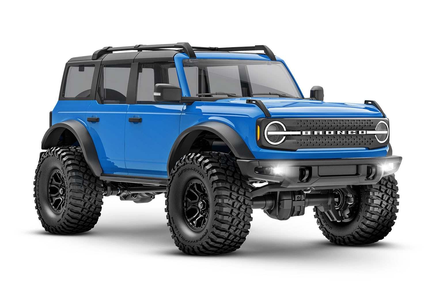 Traxxas TRX-4M Bronco 4WD Electric Scale and Trail Crawler with TQ 1/18 Blue