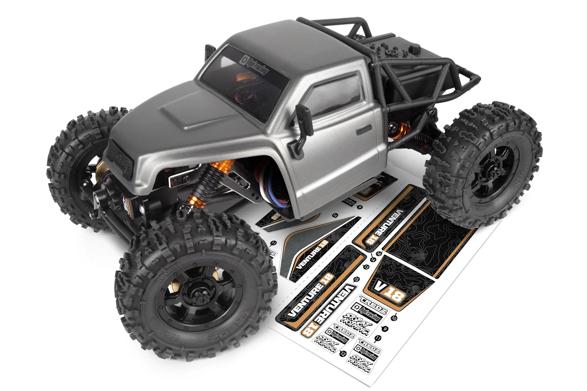 HPI Racing Venture 18 CC Flux Competition Crawler 1/18 Gunmetal
