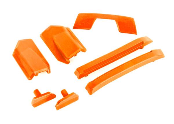Traxxas Body reinforcement set orange/ skid pads (roof) (fits #9511 body)