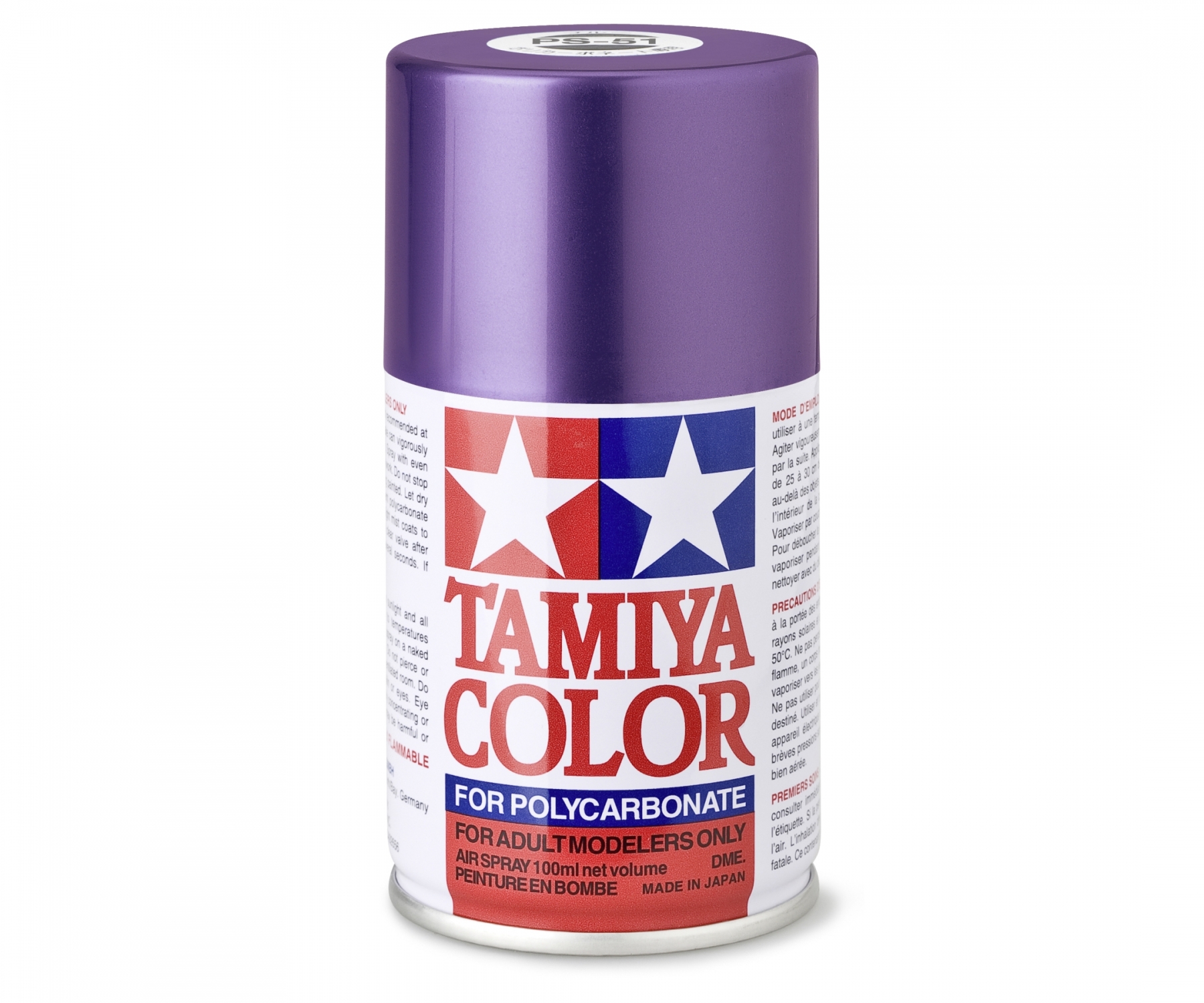 PS51 Spray Purple Anodized Aluminum brillant 100ml Tamiya