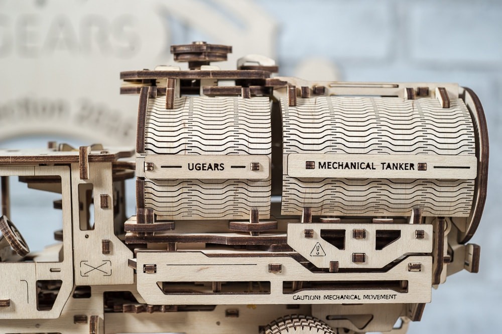 U-Gears Tanker mechanisch houten bouwpakket