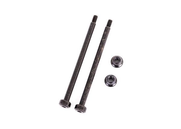 Traxxas Suspension pins outer rear 3.5x56.7mm (hardened steel) (2)/ M3x0.5mm NL flanged (2)