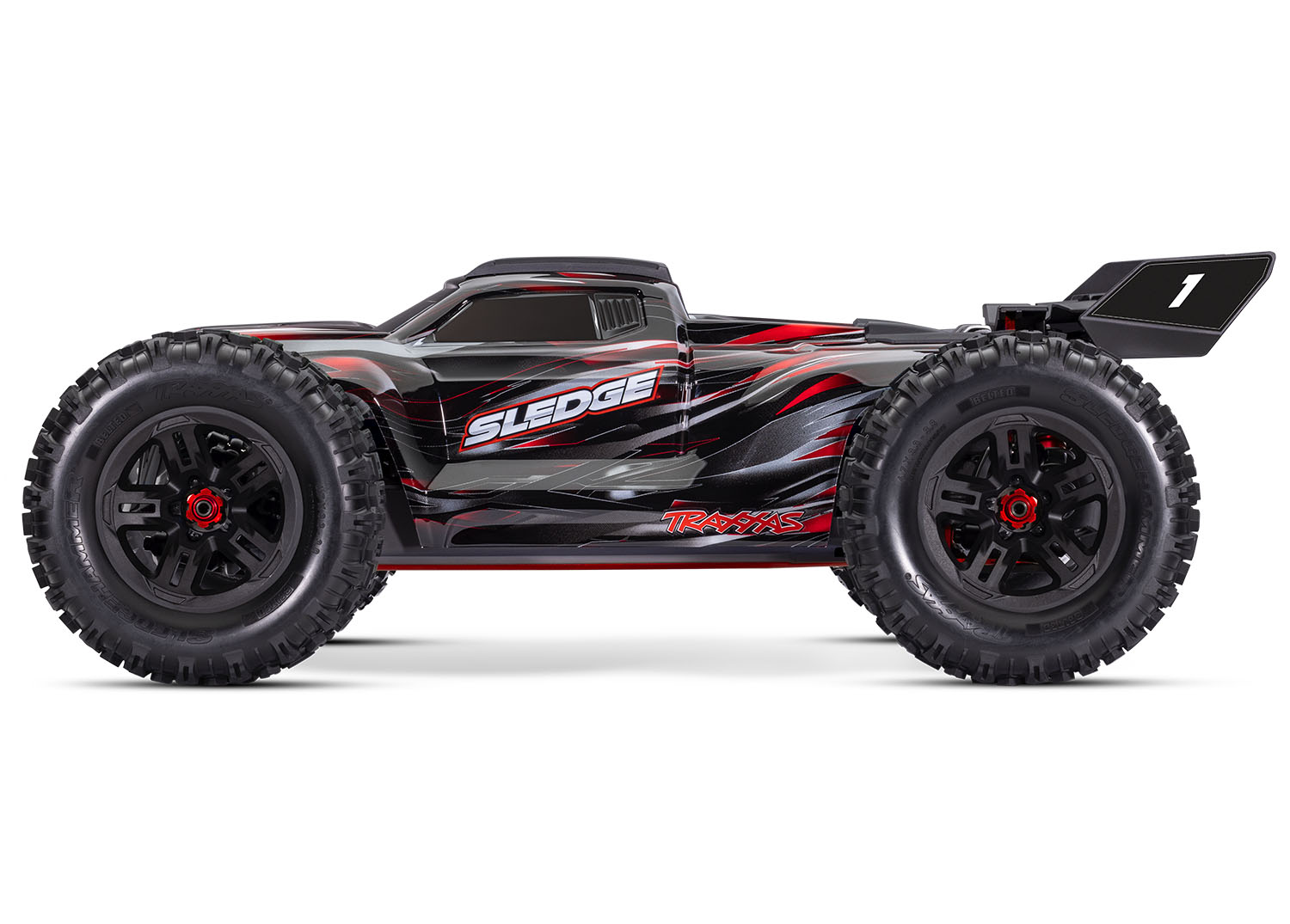 Traxxas Sledge V2 Belted Brushless 6S Off-Road Truggy 1/8 4WD TSM RTR Red