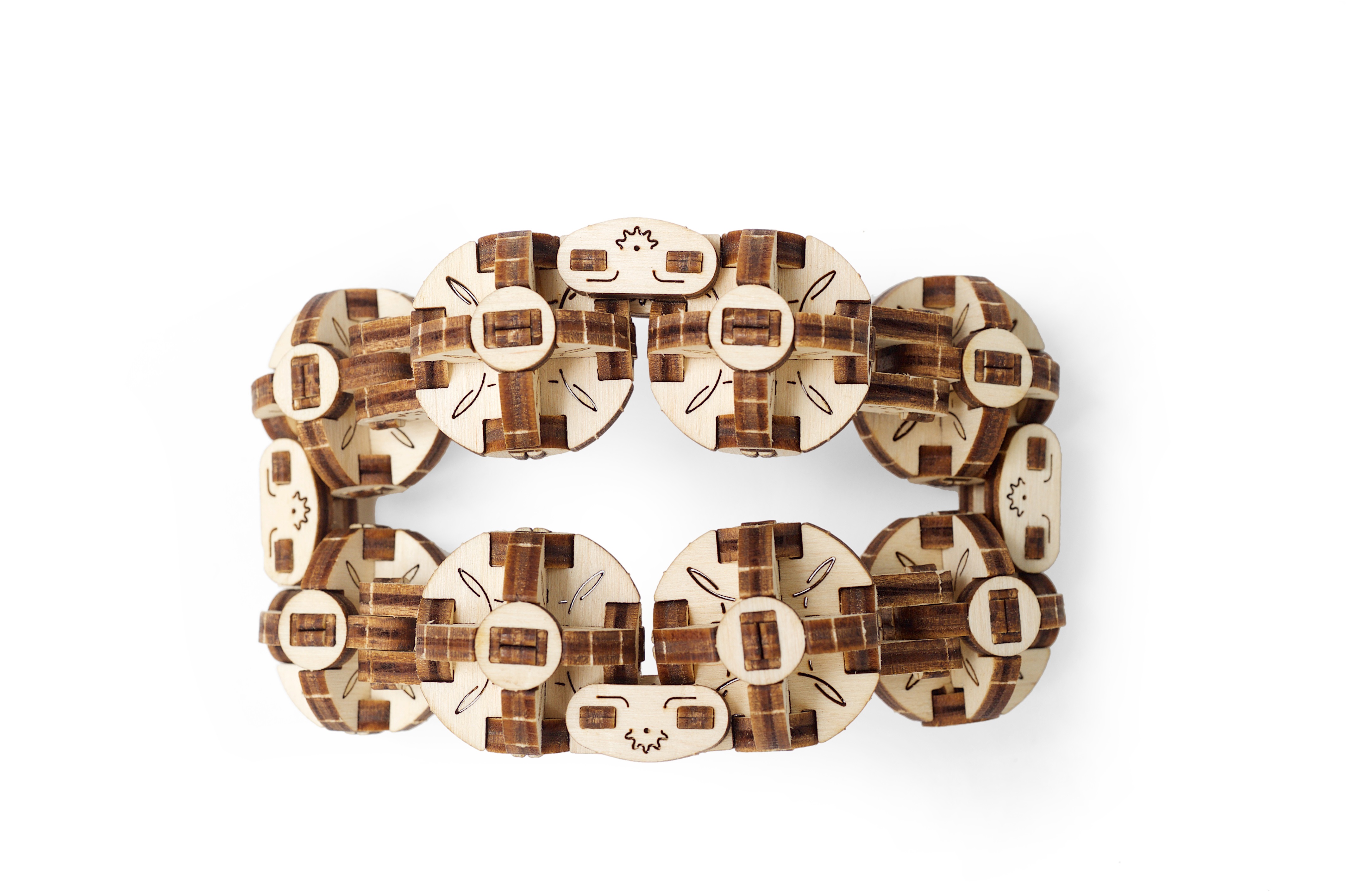 U-Gears Flexi-Cubus mechanisch houten bouwpakket
