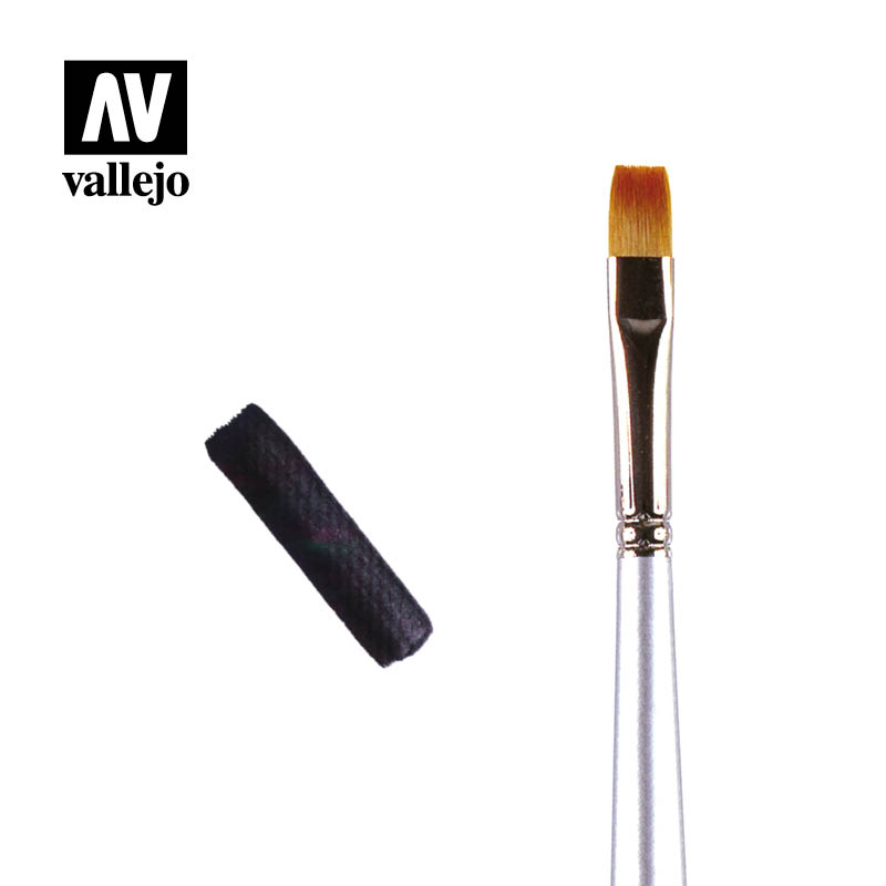 Vallejo Flat rectangular brush Nº 6  6,3 mm