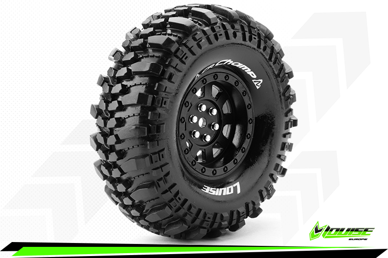 Louise RC CR Champ 1/10 Scale 1.9 Crawler Tires Mounted Hex 12mm (2)