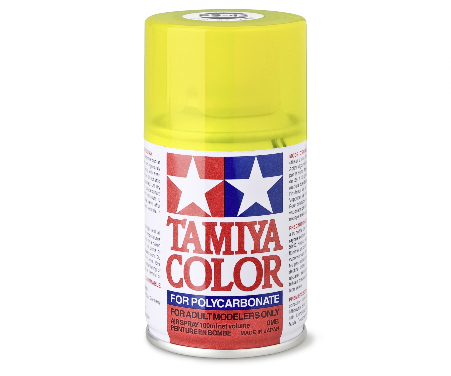 PS42 Spray Translucent Yellow brillant 100ml Tamiya