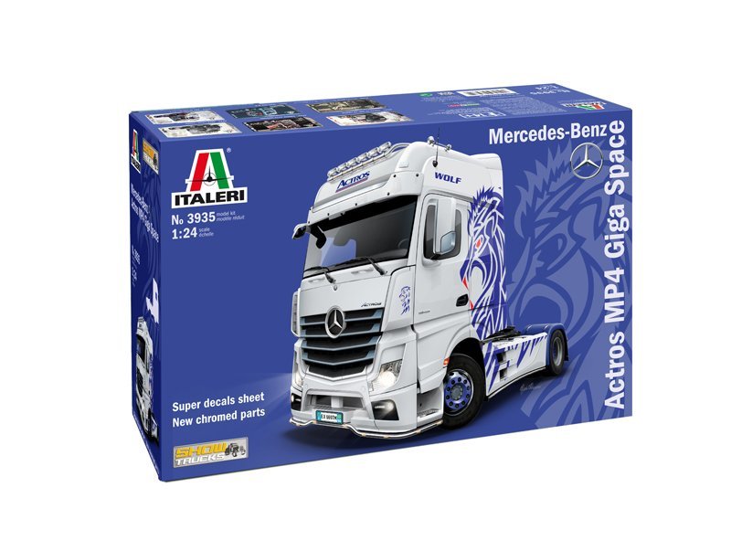 Italeri Mercedes-Benz Actros MP4 Giga Space 1/24