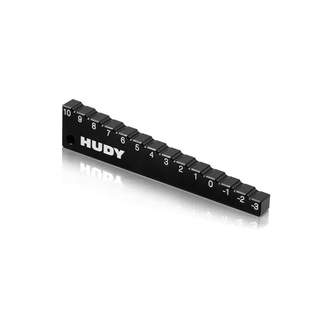 HUDY Chassis Droop Gauge -3 To 10 mm for 1/10 Cars (10 mm)