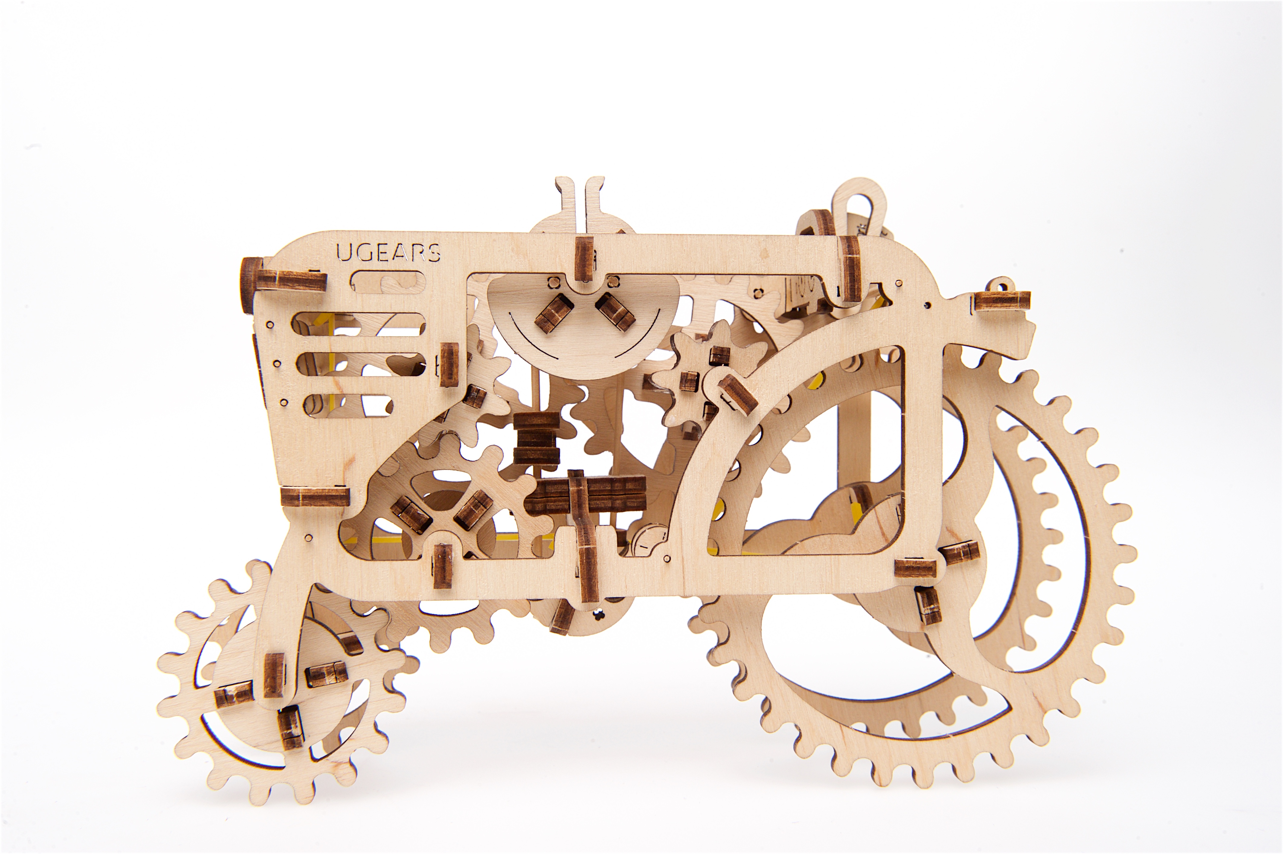 U-Gears Tractor mechanisch houten bouwpakket
