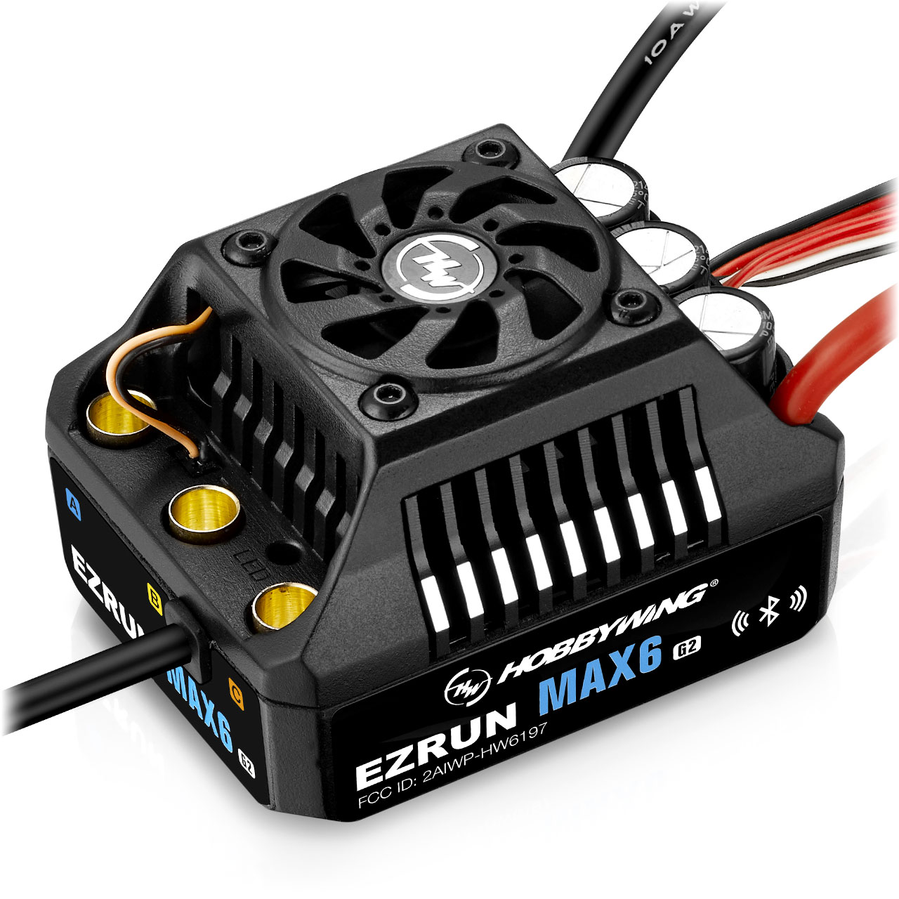 Hobbywing Ezrun MAX6 G2 200 Amp 3-8s LiPo BEC 8A Waterproof ESC